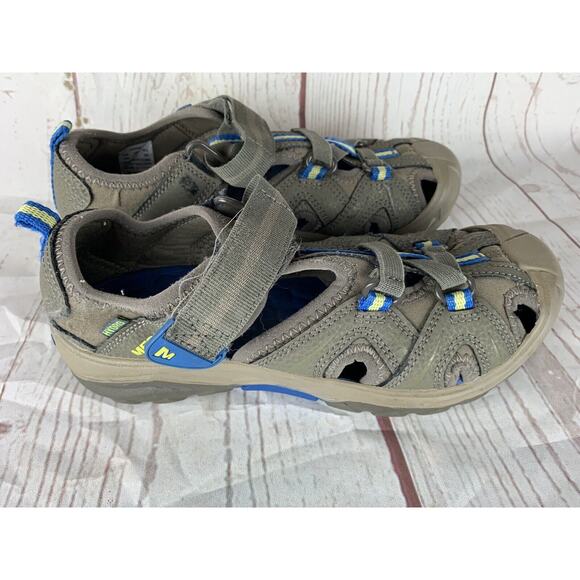 Merrell Hydro Hiker Youth Kids‎ 2M Athletic Walking Sandals Shoes MC56482 Gray - Picture 1 of 6